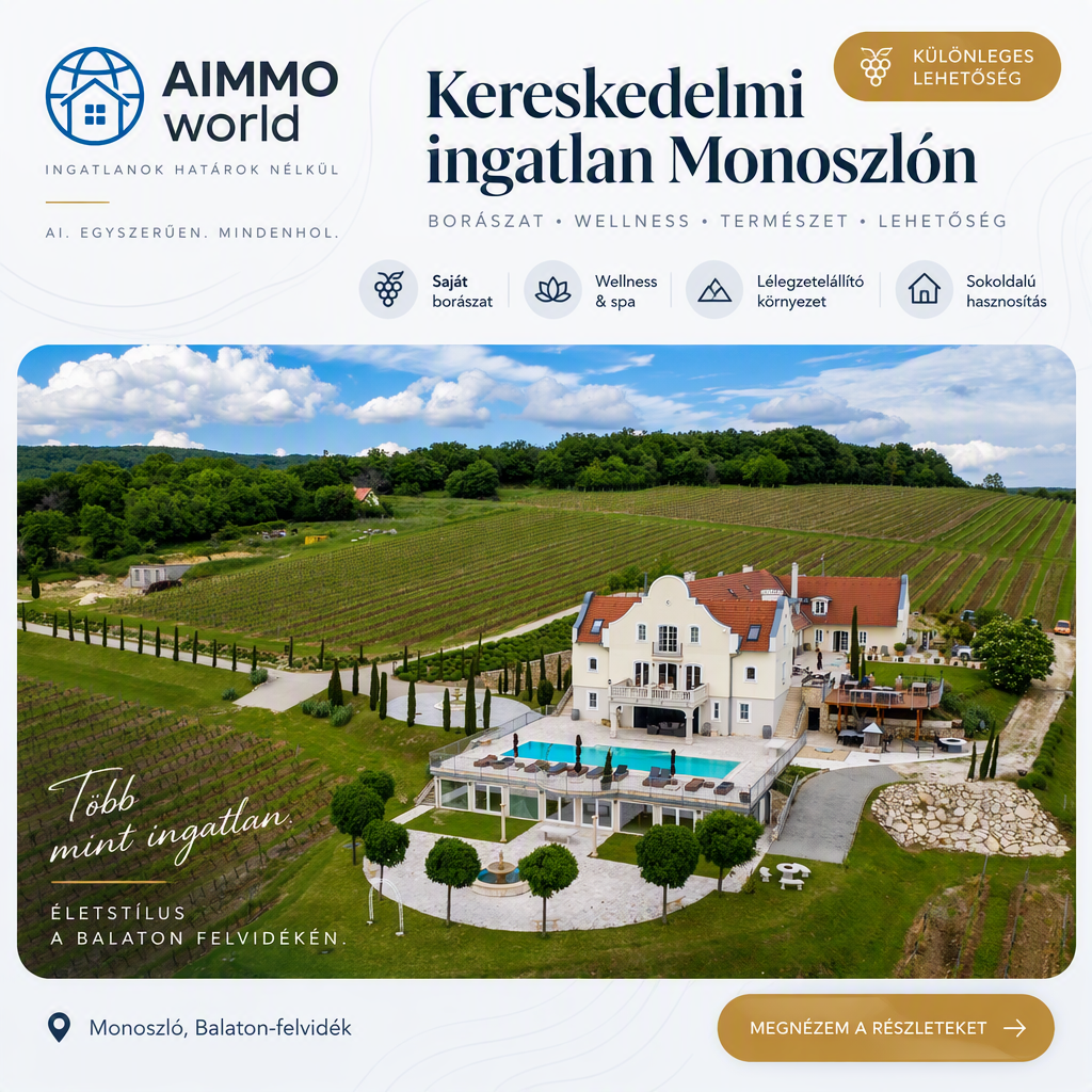 Kereskedelmi ingatlan Monoszlón