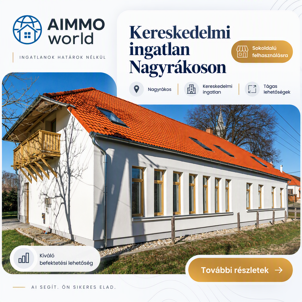 Kereskedelmi ingatlan Nagyrákoson