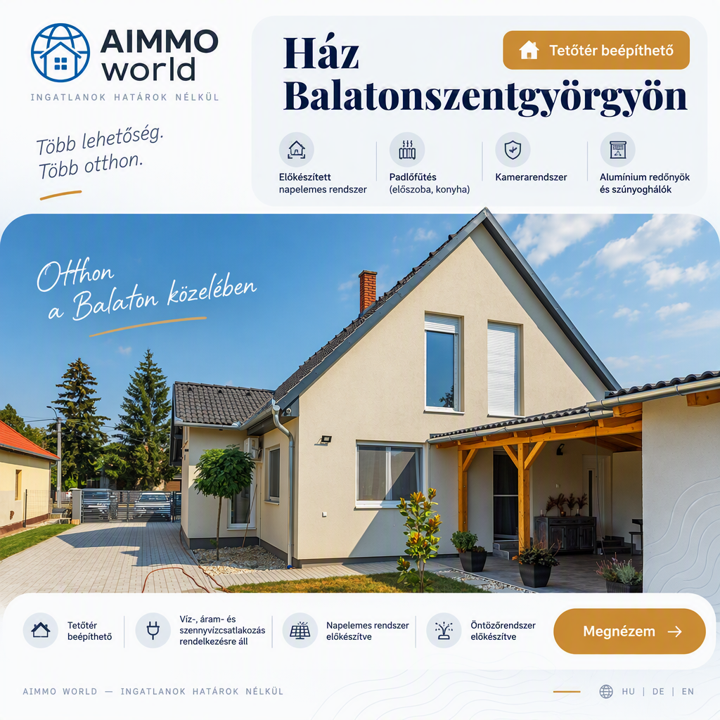 Ház Balatonszentgyörgyön