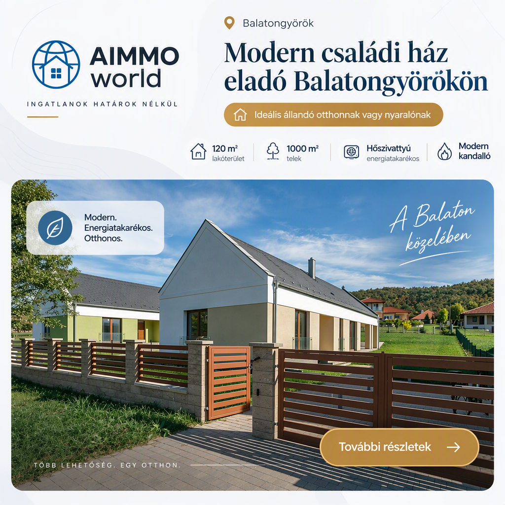 Ház Balatongyörökön