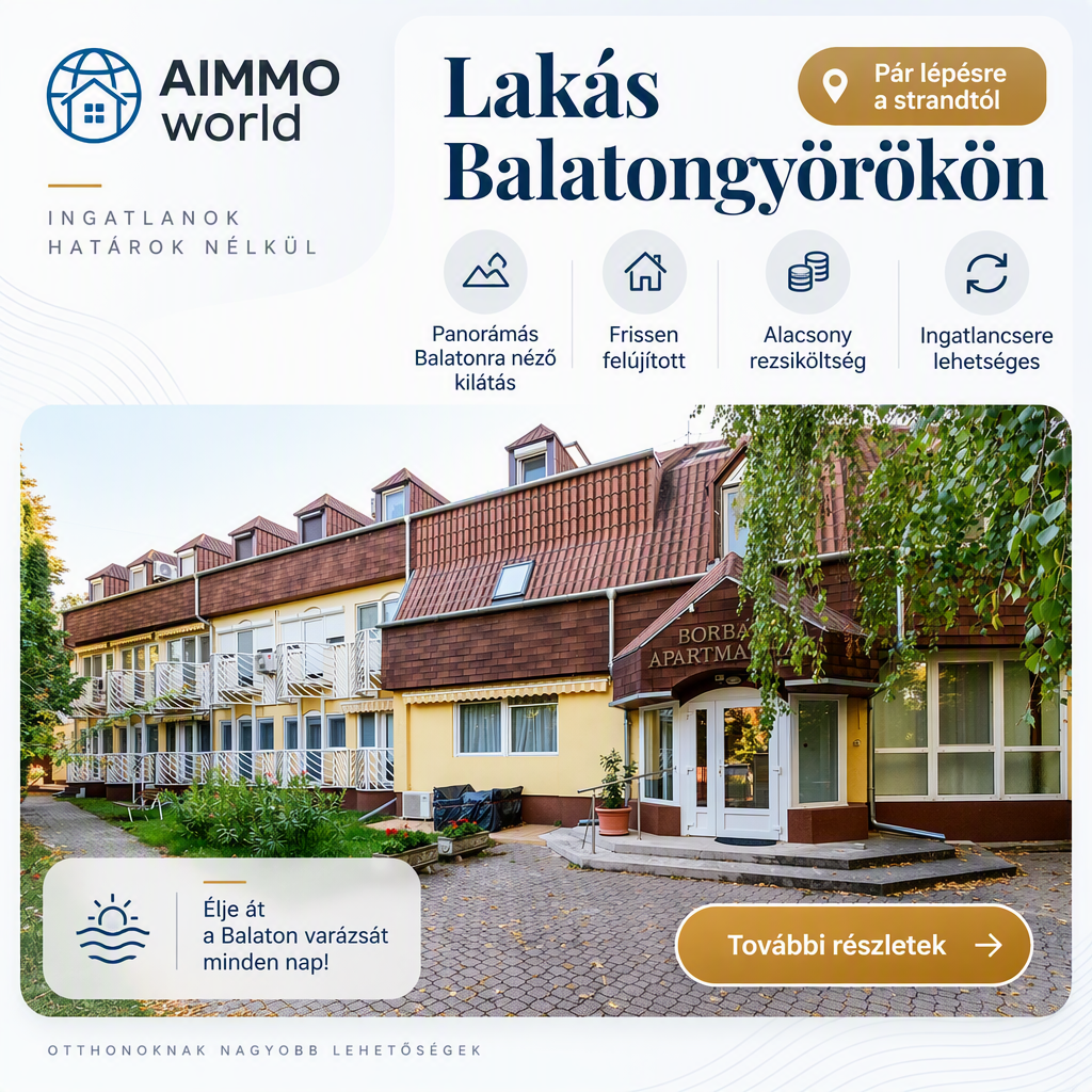 Lakás Balatongyörökön