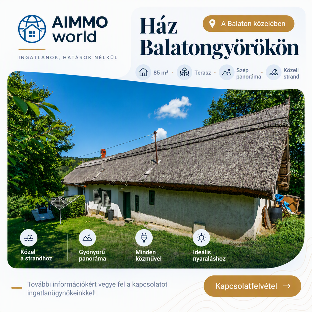 Ház Balatongyörökön