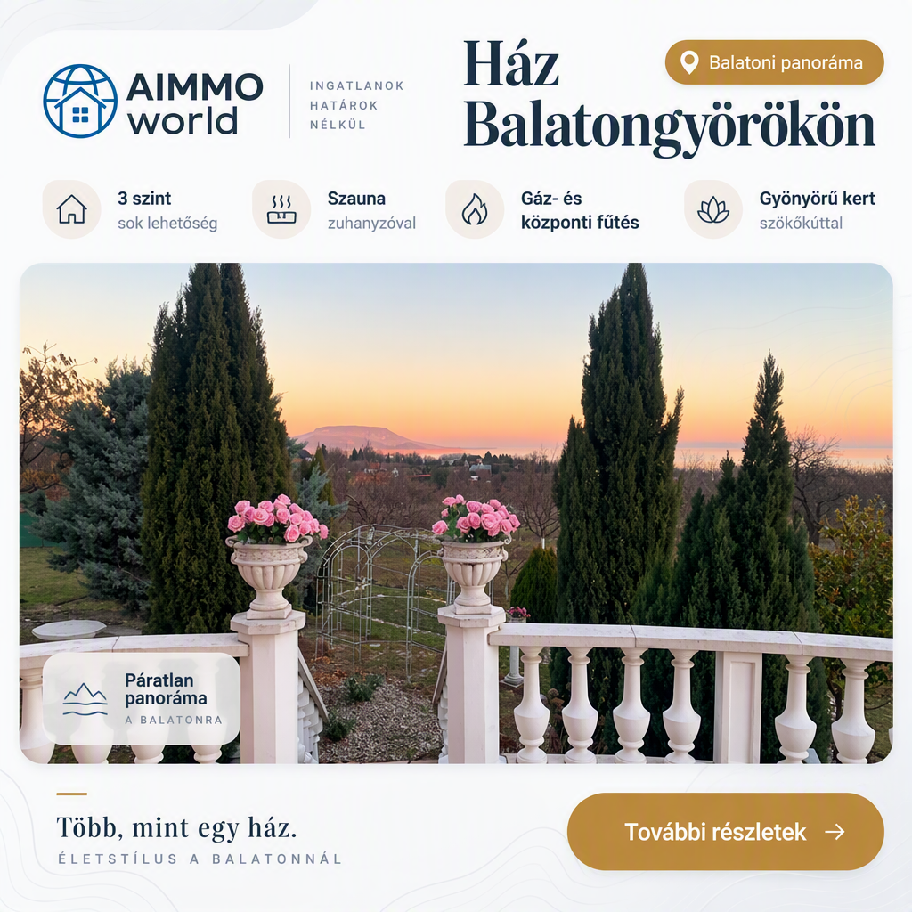Ház Balatongyörökön