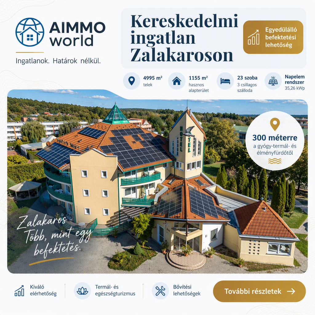 Kereskedelmi ingatlan Zalakaroson