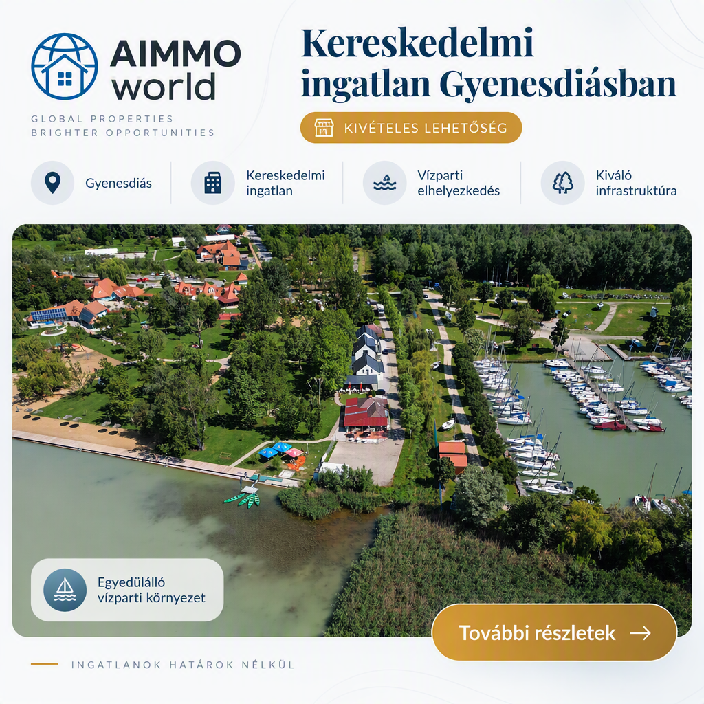 Kereskedelmi ingatlan Gyenesdiásban