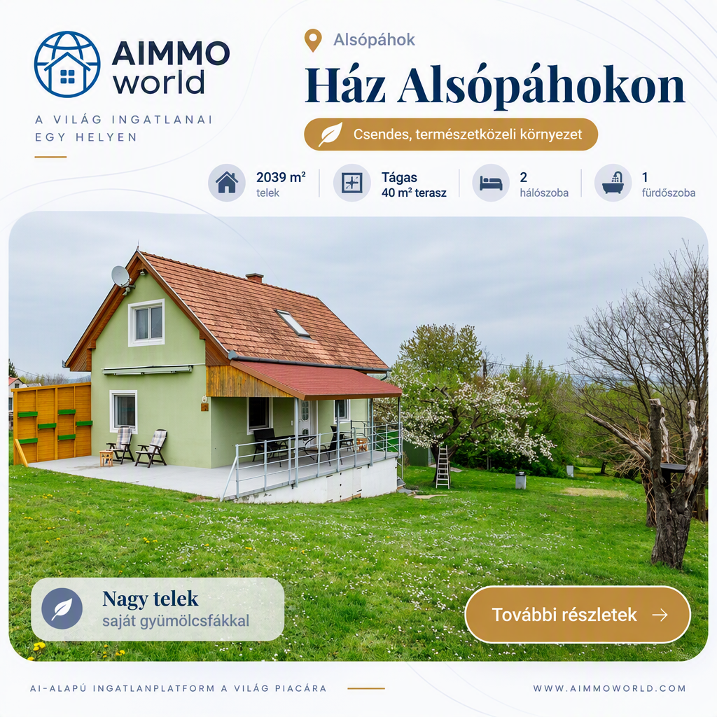 Ház Alsópáhokon