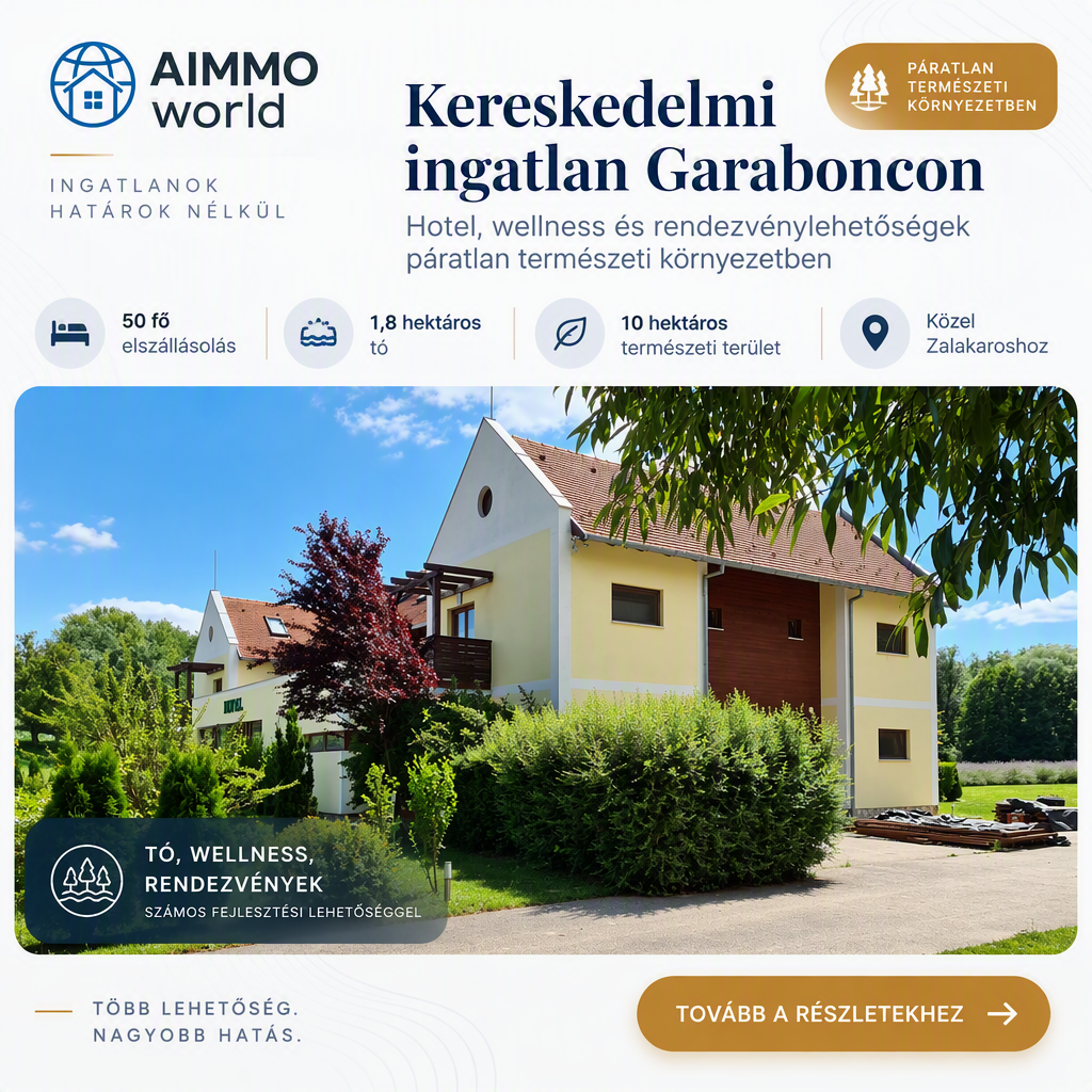 Kereskedelmi ingatlan Garaboncon