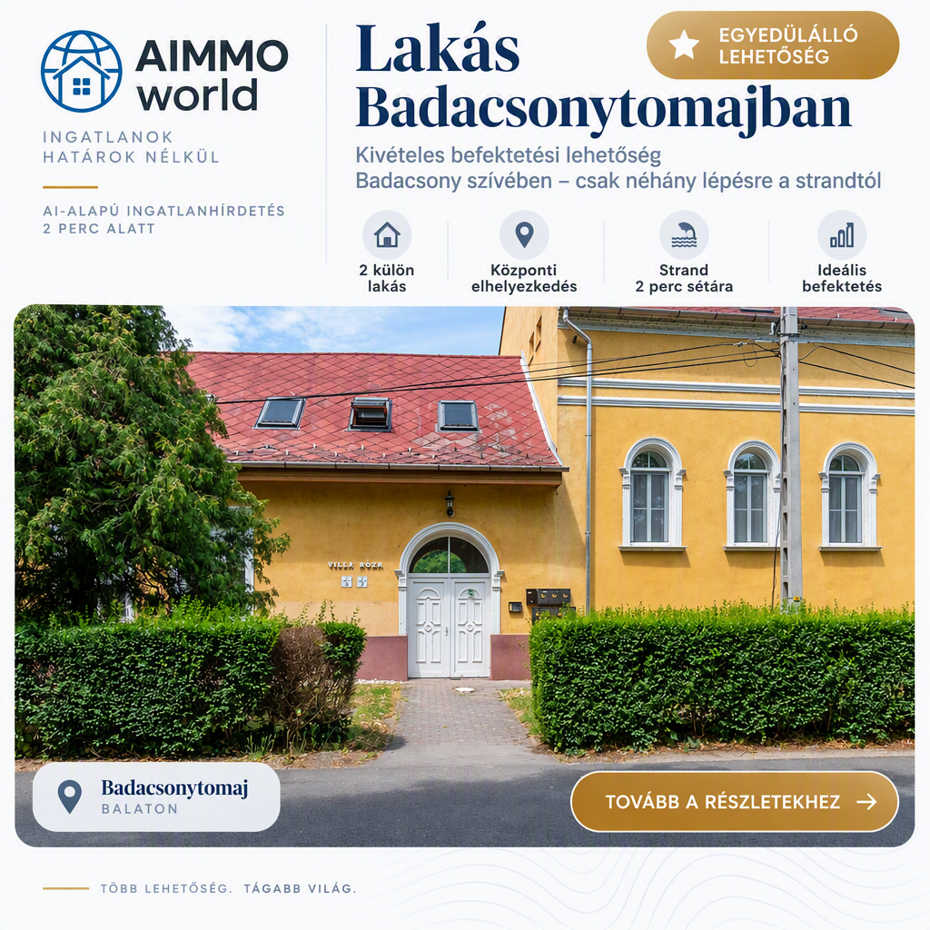 Lakás Badacsonytomajban