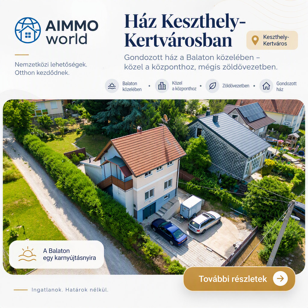 Ház Keszthely-Kertvárosban