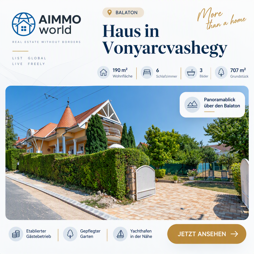 Haus in Vonyarcvashegy