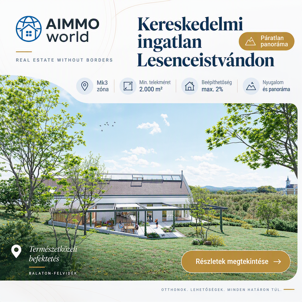 Kereskedelmi ingatlan Lesenceistvándon
