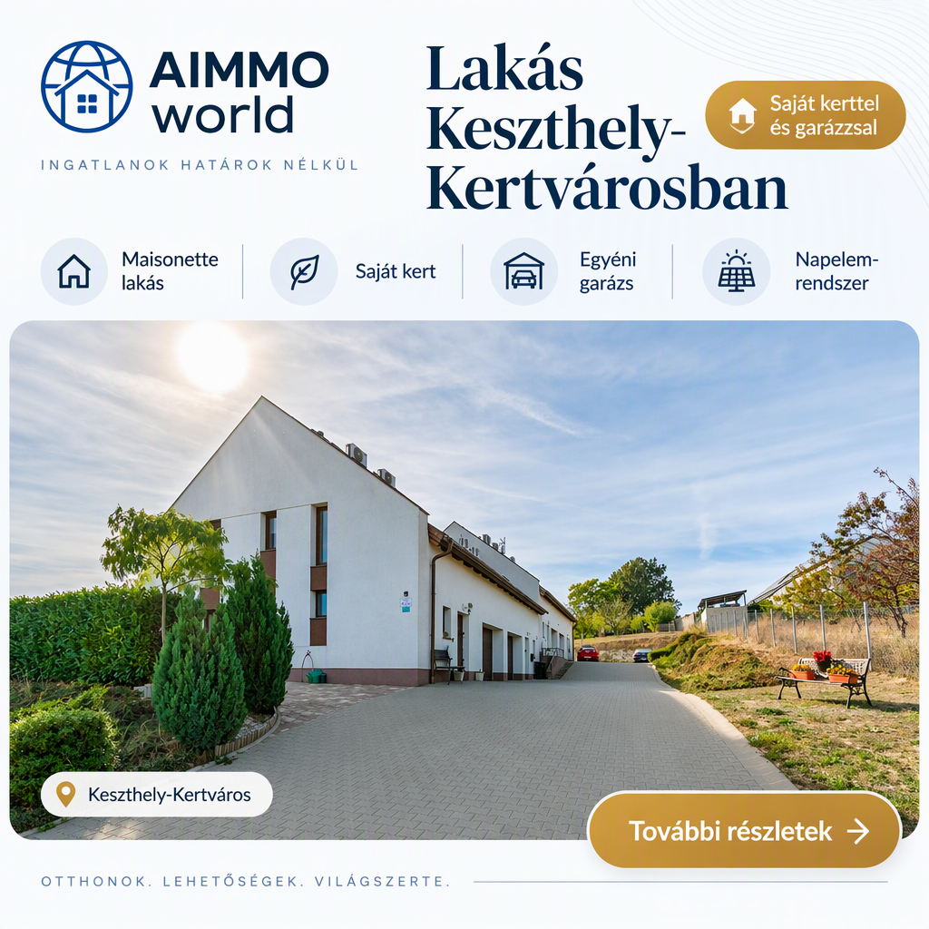 Lakás Keszthely-Kertvárosban