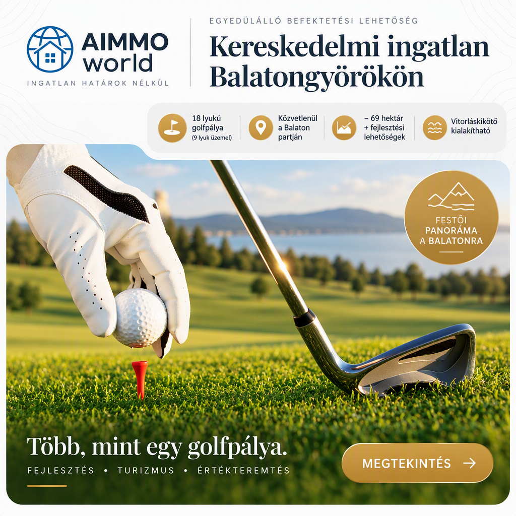 Kereskedelmi ingatlan Balatongyörökön