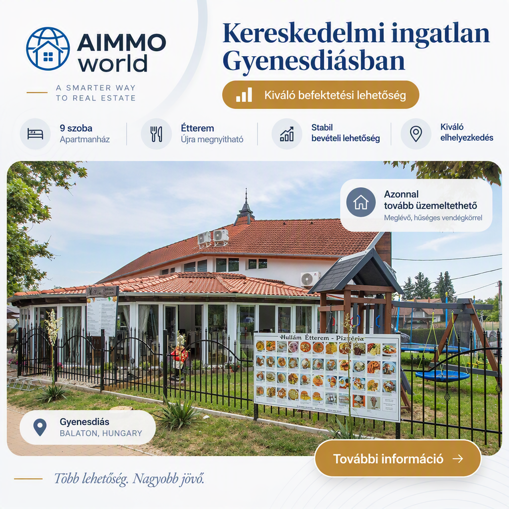 Kereskedelmi ingatlan Gyenesdiásban